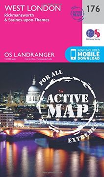 portada West London, Rickmansworth & Staines (OS Landranger Map)