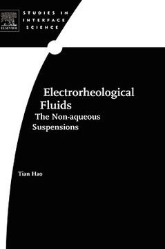 portada electrorheological fluids: the non-aqueous suspensions (en Inglés)