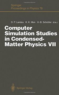 portada computer simulation studies in condensed-matter physics vii: proceedings of the seventh workshop athens, ga, usa, 28 february 4 march 1994 (en Inglés)