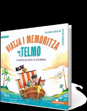 portada Viatja i Memoritza amb el Telmo: Els Misteris Dels Pirates i de les Olimpiades: 1 (Neurodiversió) (en Catalá)
