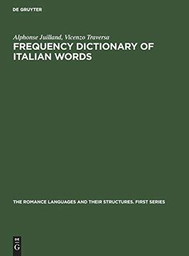 portada Frequency Dictionary of Italian Words (Romance Languages and Their Structures. First) (en Inglés)