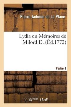 portada Lydia Ou Mémoires de Milord D. Partie 1 (in French)