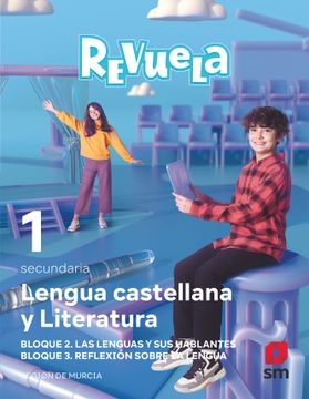 portada Lengua Castellana y Literatura. 1 Secundaria. Revuela. Región de Murcia