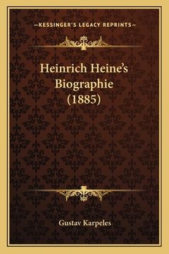 portada Heinrich Heine's Biographie (1885) (in German)