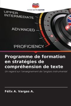 portada Programme de formation en stratégies de compréhension de texte (in French)