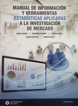 portada Manual de Información y Herramientas. Estadísticas Aplicadas a la Investigación de Mercado.