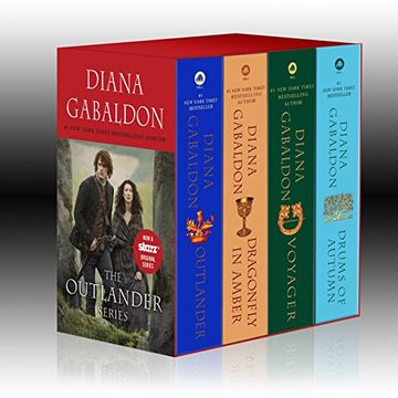 portada Outlander 4-Copy Boxed Set: Outlander, Dragonfly in Amber, Voyager, Drums of Autumn (en Inglés)