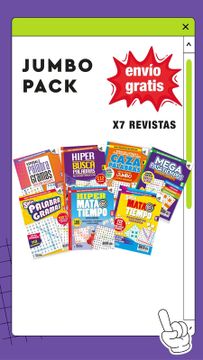 portada Pasatiempos, Crucigramas Y Sopas De Letras Jumbo Pack (in Spanish)