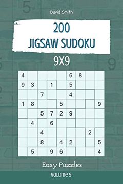 portada Jigsaw Sudoku - 200 Easy Puzzles 9x9 Vol. 5 (en Inglés)