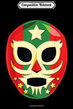 portada Composition Not: Lucha Libre Mask for men Luchador dia de los Muertos Journal 