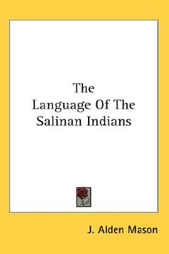 portada the language of the salinan indians (en Inglés)