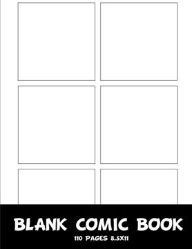 Blank Comic Book: Make Your Own Comics | Large Comic Strips | 25 Different  Layouts | Black and White (Blank Comic Books)