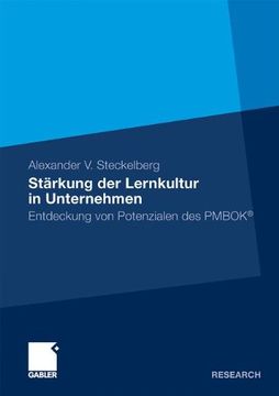 portada Starkung Der Lernkultur in Unternehmen: Entdeckung Von Potenzialen Des Pmbok(r)