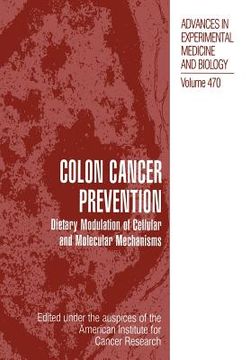 portada colon cancer prevention: dietary modulation of cellular and molecular mechanisms (en Inglés)