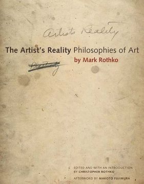 portada The Artist's Reality: Philosophies of art (in English)