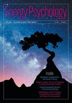 portada Energy Psychology Journal, 11(1): Theory, Research, and Treatment