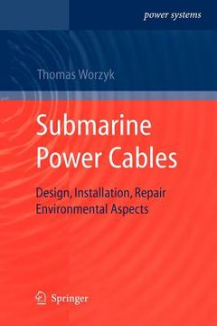 portada submarine power cables: design, installation, repair, environmental aspects (en Inglés)