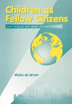 portada children as fellow citizens: participation and commitment (in English)