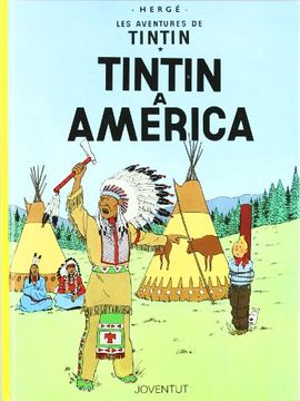 portada Tintín a America (Les Aventures de Tintin Catala)