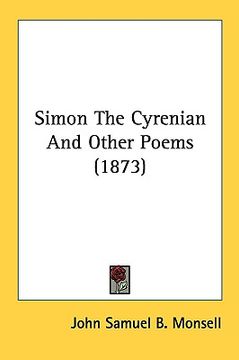portada simon the cyrenian and other poems (1873) (en Inglés)