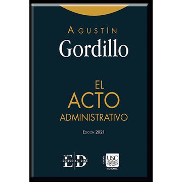 portada EL ACTO ADMINISTRATIVO (in Spanish)