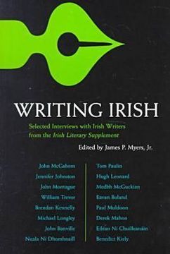 portada writing irish: interviews with irish writers from the irish literary supplement (en Inglés)