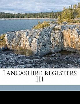 portada lancashire registers iii volume 20 (en Inglés)