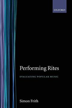 portada Performing Rites: Evaluating Popular Music (in English)
