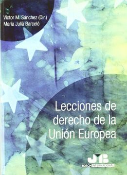 portada Lecciones de Derecho de la Unión Europea.