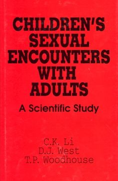 portada children's sexual encounters with adults: a scientific study (en Inglés)