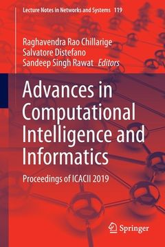 portada Advances in Computational Intelligence and Informatics: Proceedings of Icacii 2019 (in English)