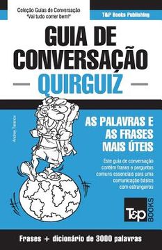 portada Guia de Conversação Português-Quirguiz e vocabulário temático 3000 palavras (en Portugués)