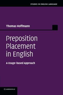portada Preposition Placement in English (Studies in English Language) (en Inglés)