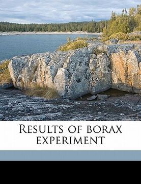 portada results of borax experiment