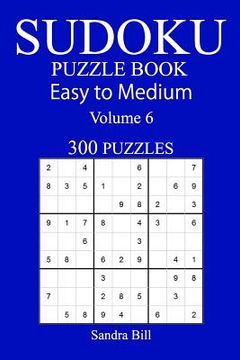 portada 300 Easy to Medium Sudoku Puzzle Book (en Inglés)