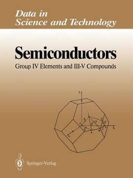 portada semiconductors: group iv elements and iii-v compounds (en Inglés)