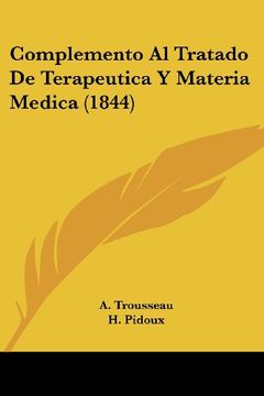 portada Complemento al Tratado de Terapeutica y Materia Medica (1844) (in Spanish)