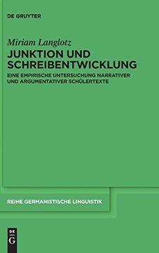 portada Junktion und Schreibentwicklung (Reihe Germanistische Linguistik) (en Alemán)