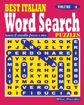portada BEST ITALIAN Word Search Puzzles. Vol. 4 (en Italiano)