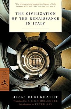 portada Mod lib Civilization of the Renaissance in Italy (Modern Library) (en Inglés)