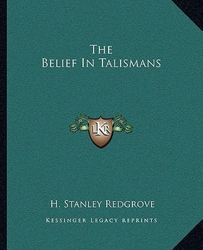 portada the belief in talismans (en Inglés)