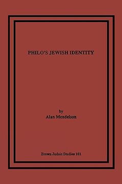 portada philo's jewish identity (en Inglés)