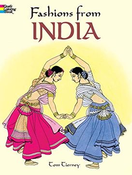 portada Fashions From India (Dover Fashion Coloring Book) 