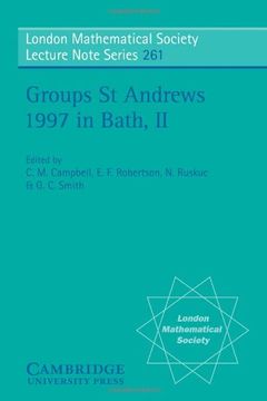 portada Groups st Andrews 1997 in Bath: Volume 2 Paperback: V. 2 (London Mathematical Society Lecture Note Series) (en Inglés)