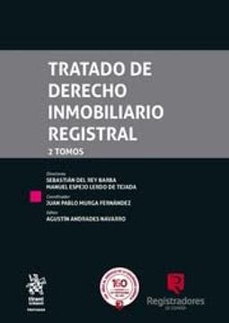 portada Tratado de Derecho Inmobiliario Registral 2 Tomos 2021 (Tratados, Comentarios y Practicas Procesales) (in Spanish)