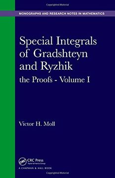 portada Special Integrals of Gradshteyn and Ryzhik: The Proofs - Volume I (en Inglés)