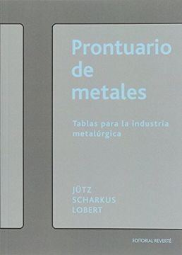 portada prontuario de metales. 3ª ed