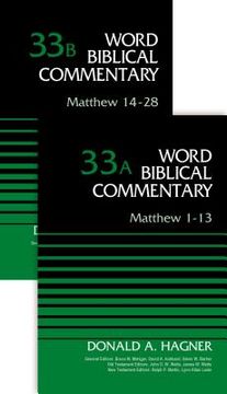 portada Matthew (2-Volume Set---33A and 33B) (Word Biblical Commentary) (en Inglés)