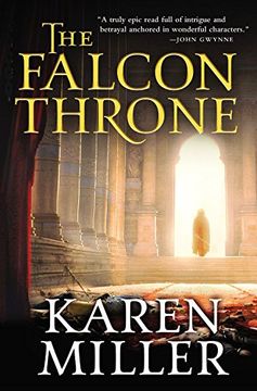 portada The Falcon Throne (The Tarnished Crown) (in English)