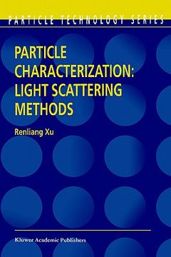 portada particle characterization: light scattering methods (en Inglés)